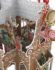 "Gingerbread House" - 3D Pop Up Christmas Card