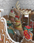 "Gingerbread House" - 3D Pop Up Christmas Card