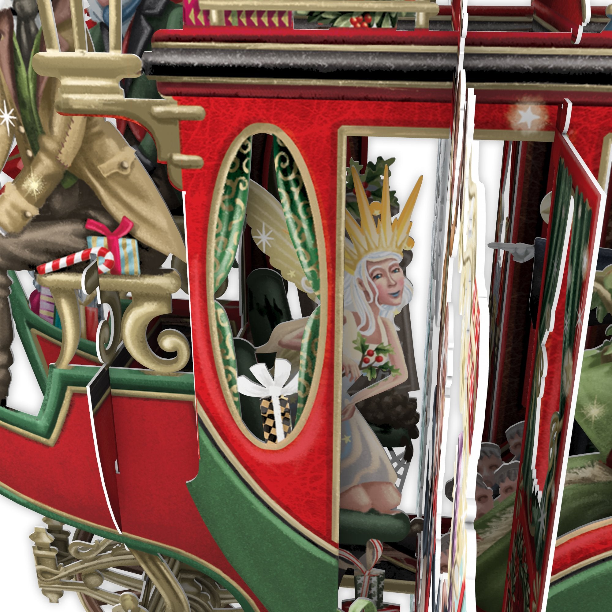 "Christmas Carol" - 3D Pop Up Christmas Card