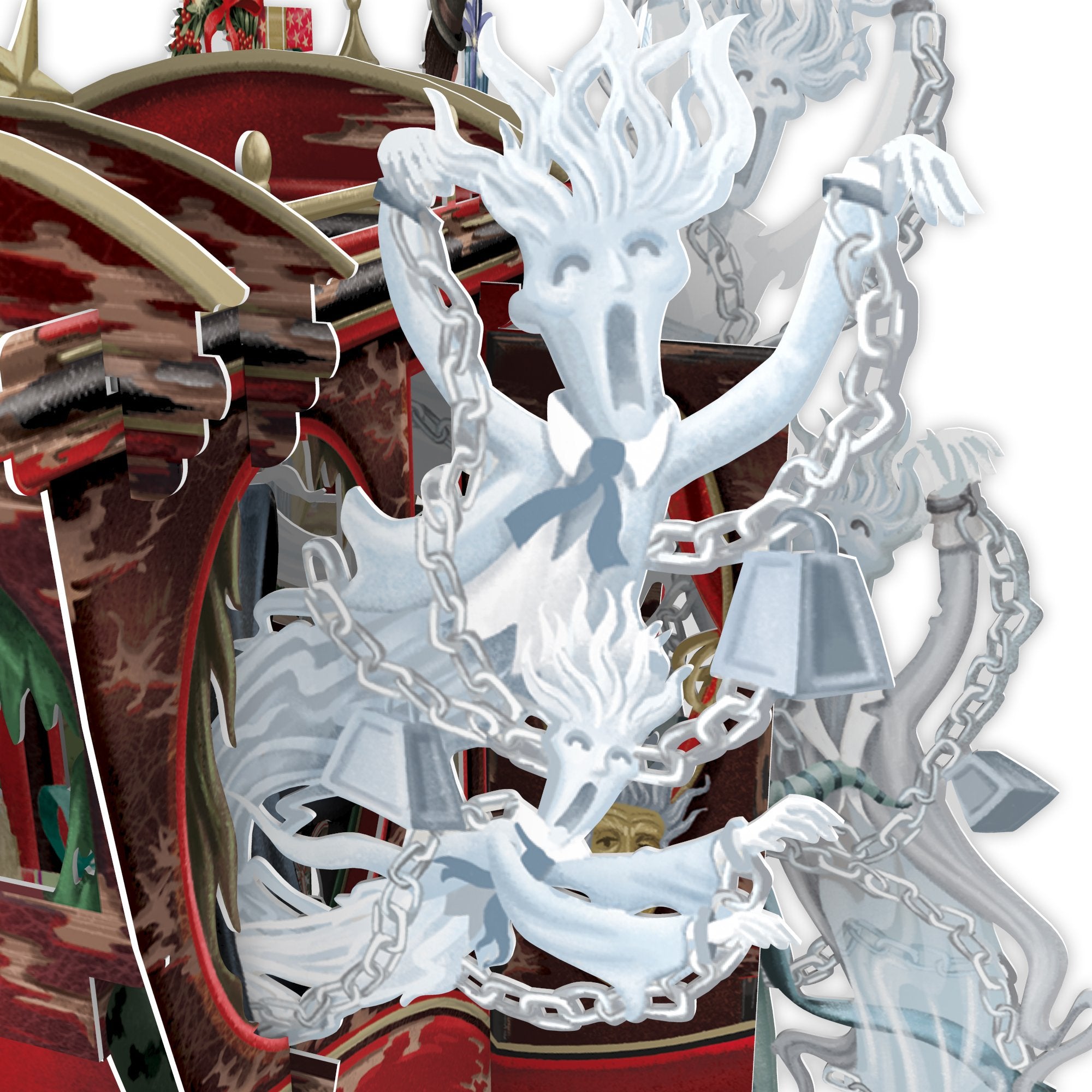 "Christmas Carol" - 3D Pop Up Christmas Card