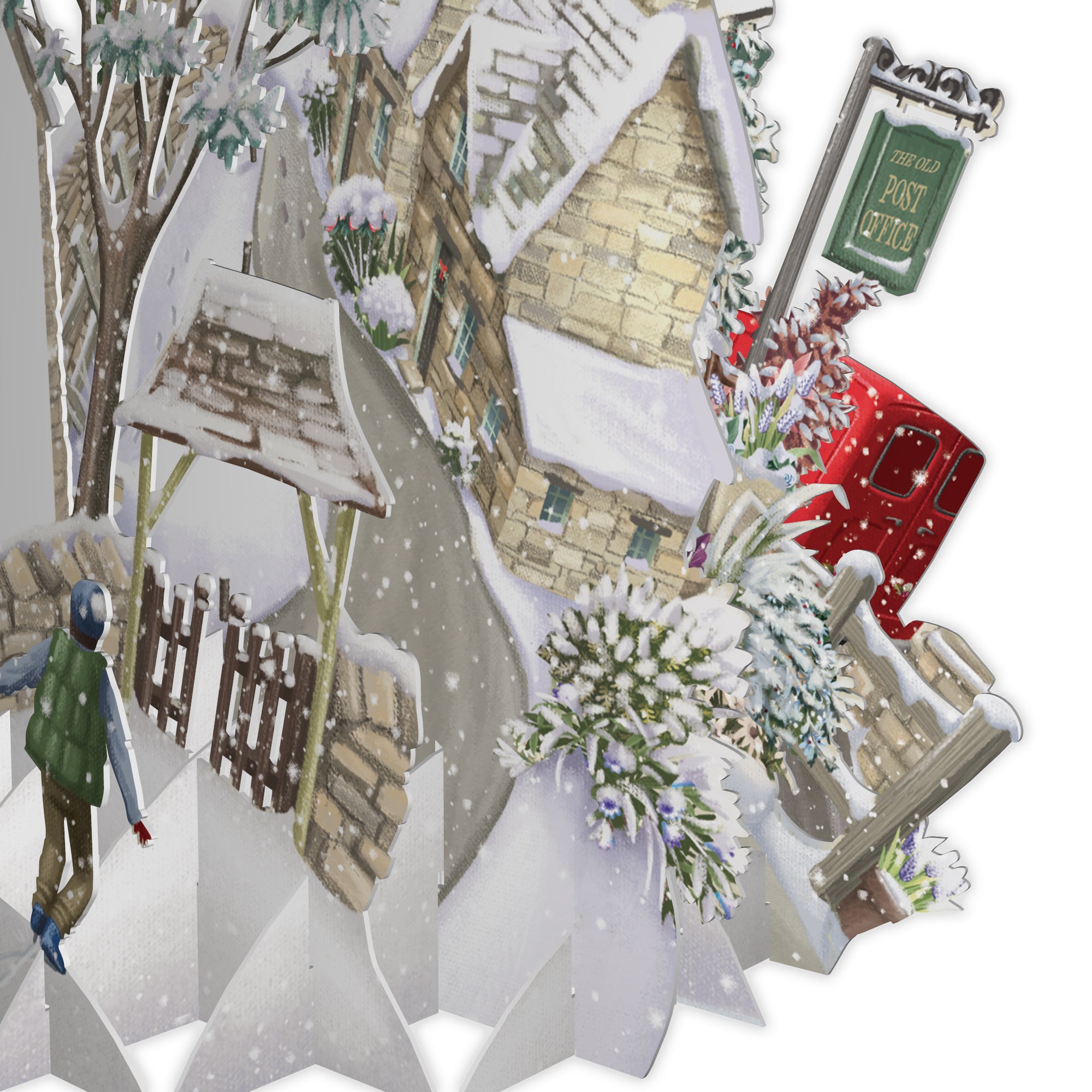 Christmas at the Old Post Office" - Top of the World Christmas Card