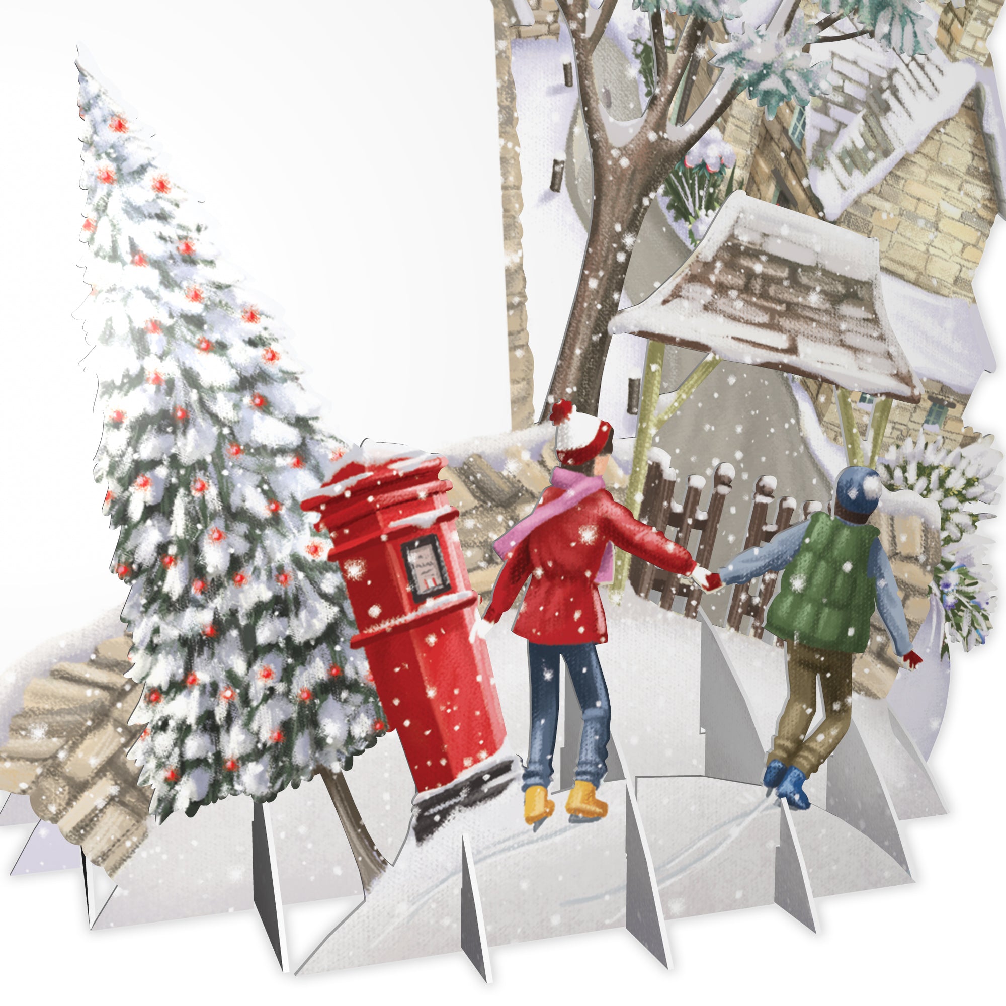 Christmas at the Old Post Office" - Top of the World Christmas Card