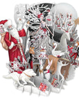 Santa & Fairy Pop Up Christmas Card