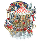 "Christmas Carousel" - Top of the World Christmas Card