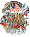 "Christmas Carousel" - Top of the World Christmas Card