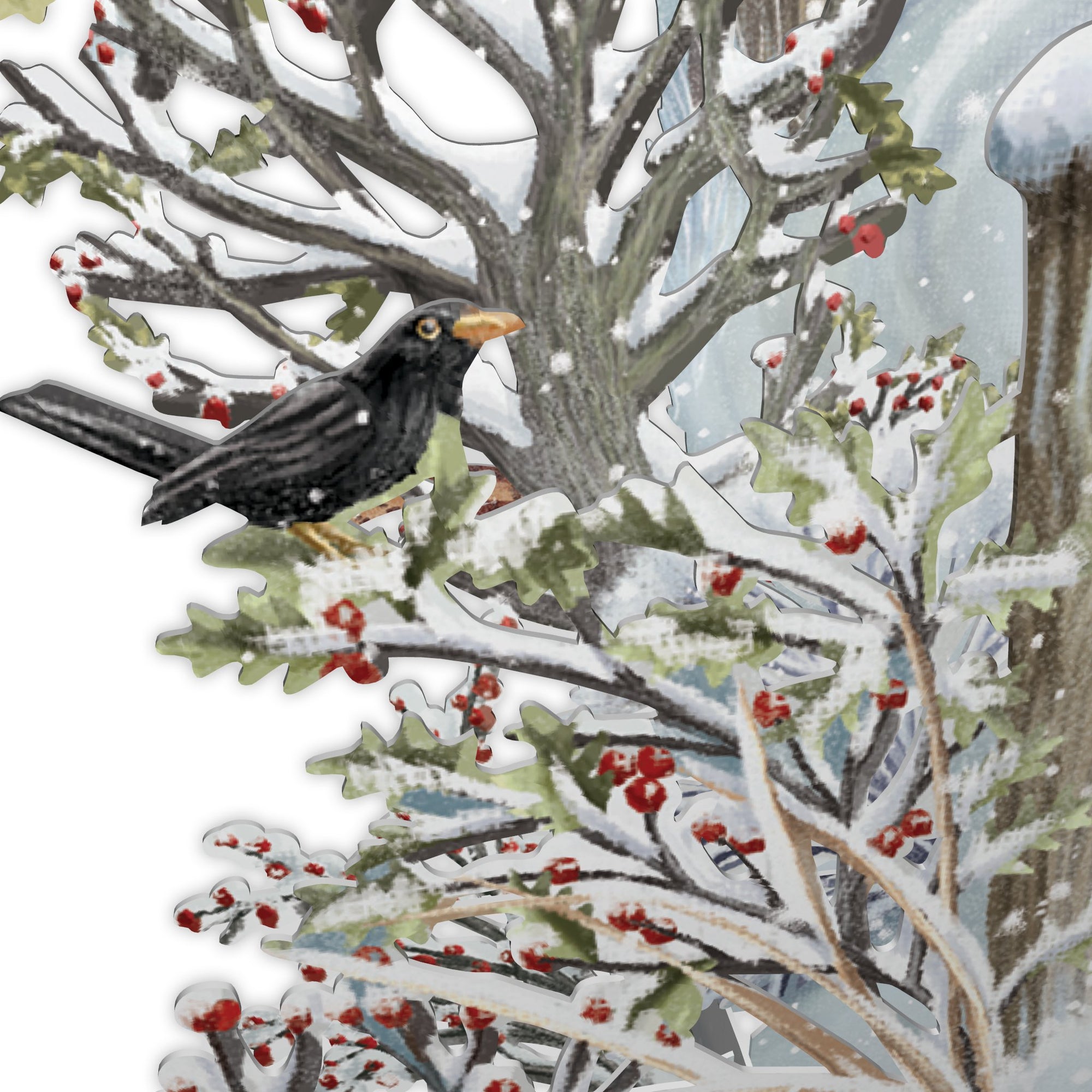 "Let it Snow" - Top of the World Card