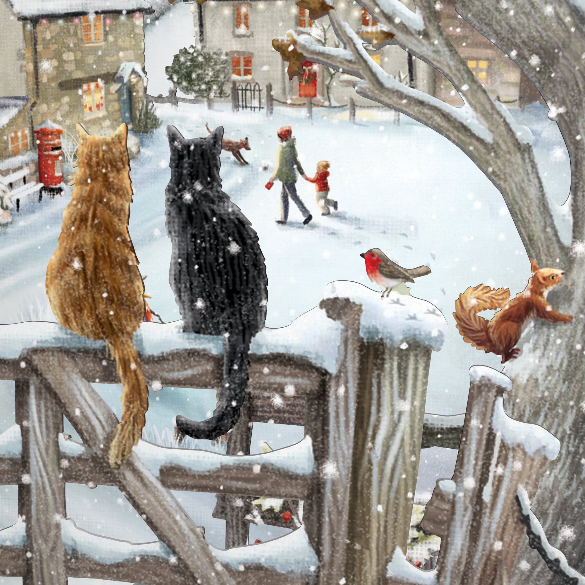 "Let it Snow" - Top of the World Card