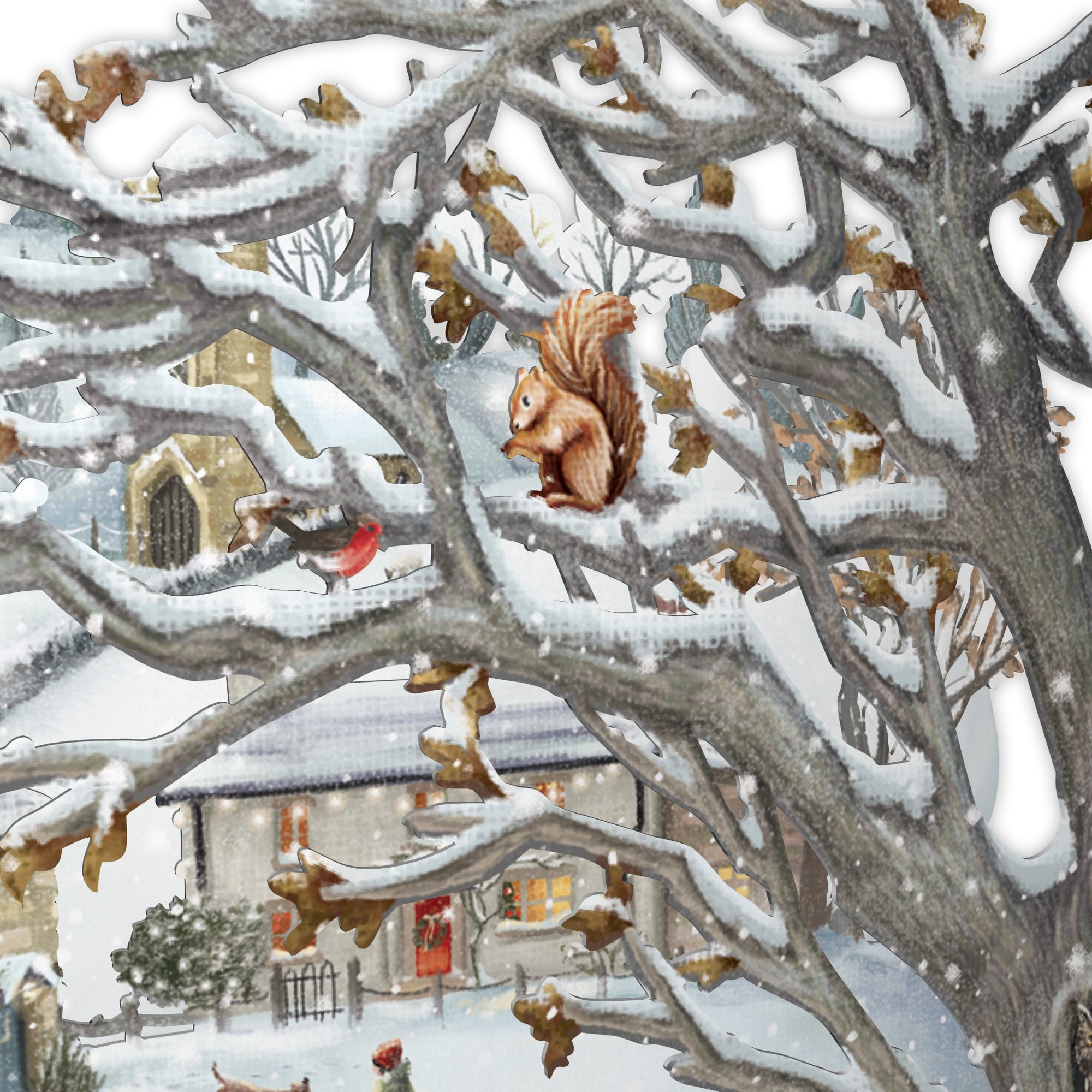 "Let it Snow" - Top of the World Card