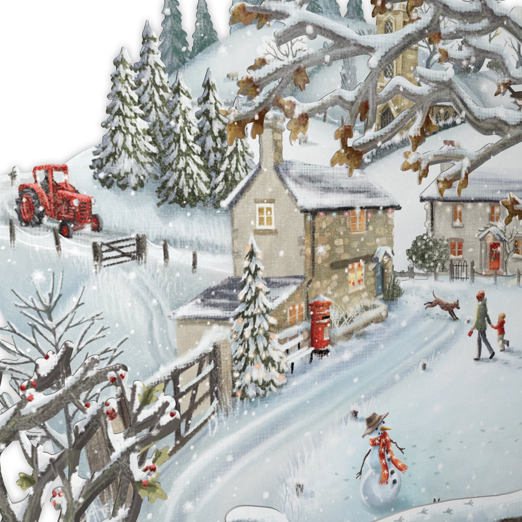 "Let it Snow" - Top of the World Card