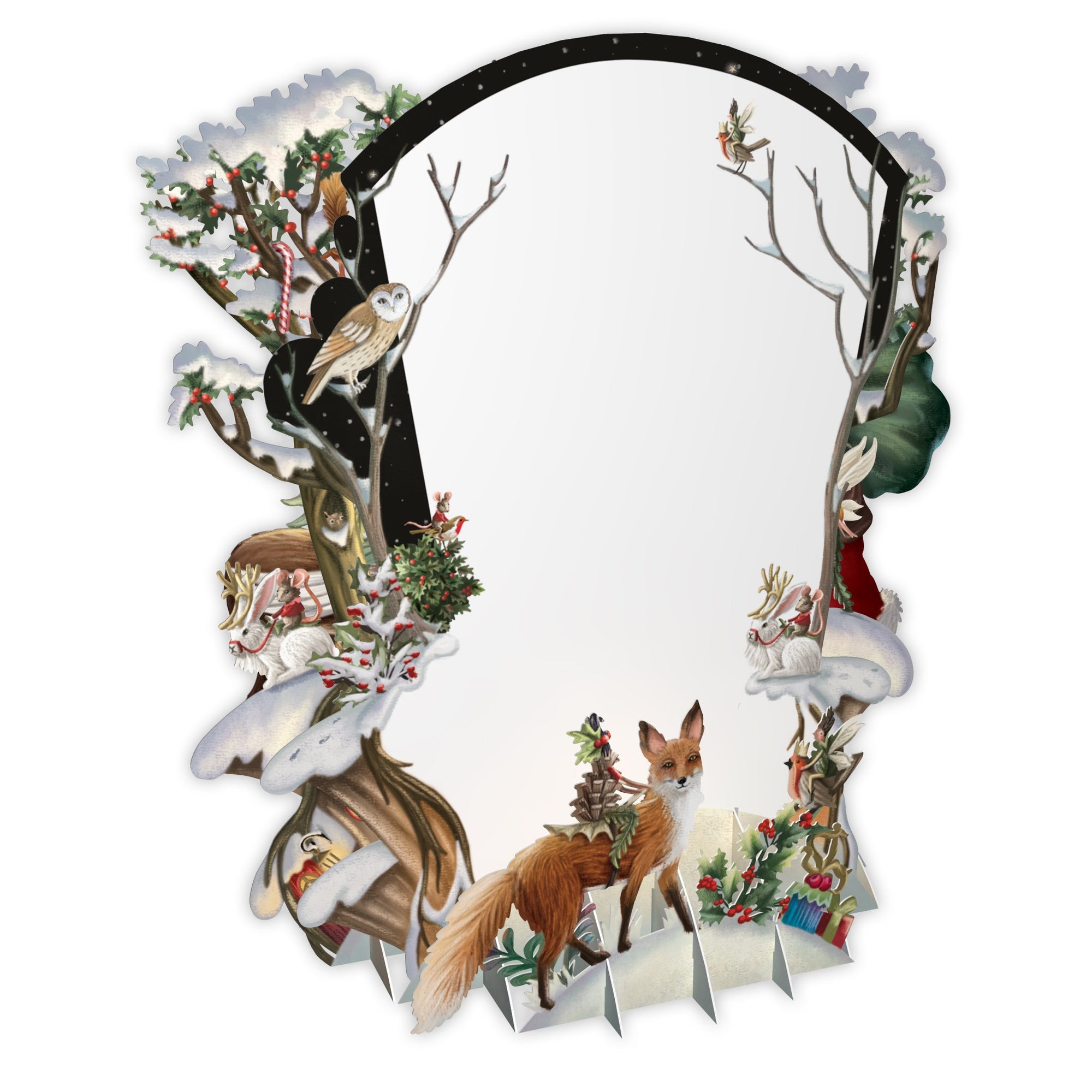 "Santa's Woodland" - Top of the World Christmas Card