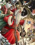 "Santa's Woodland" - Top of the World Christmas Card