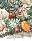 "Floral Delight" - Top of the World Christmas Card