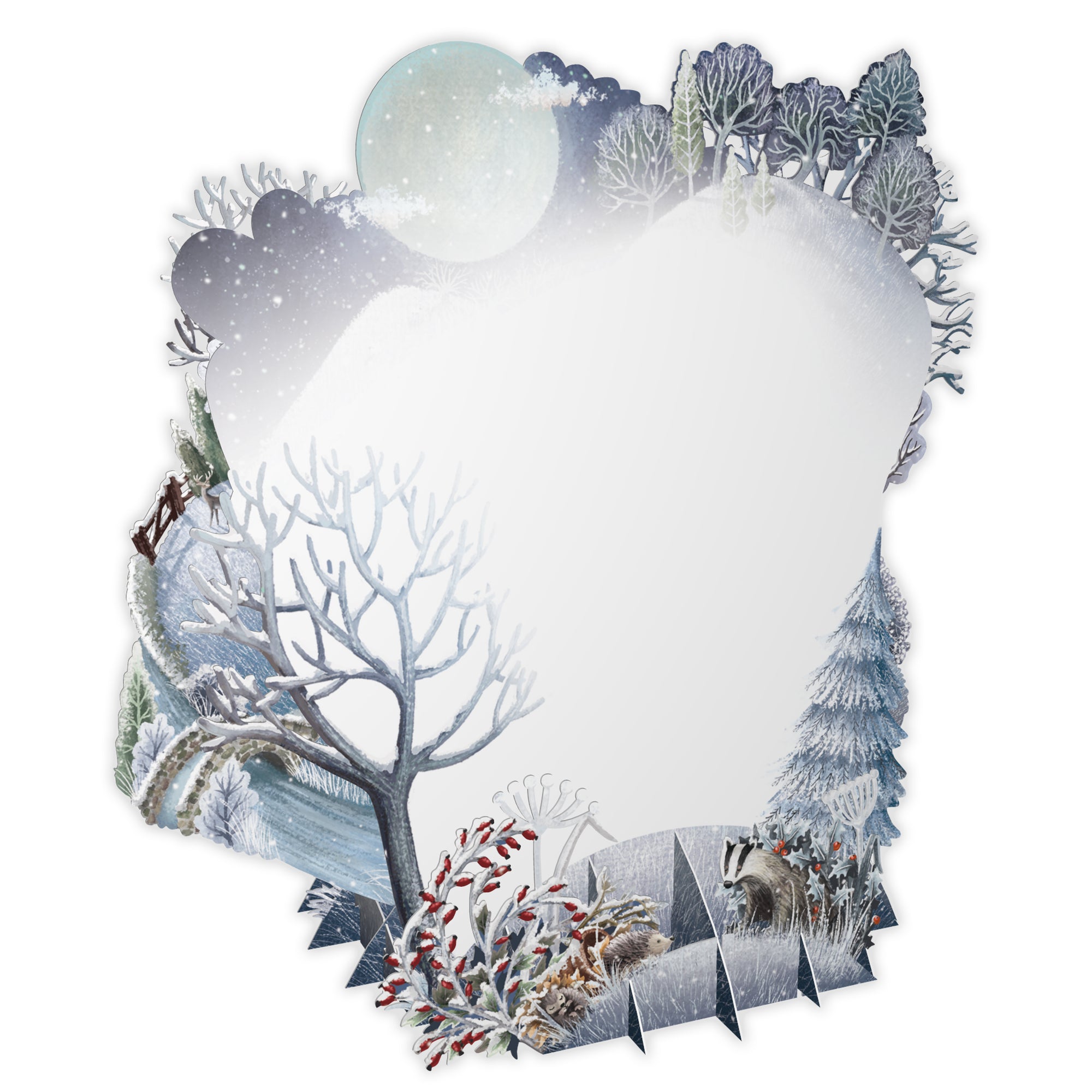 "Silent Night" - Top of the World Card