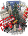 "London" - Top of the World Christmas Card