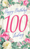 "100 Today Flower Cage" - 3D Pop Up Greetings Card