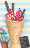 The Ice-cream Vendor - 3D Pop Up Greetings Card