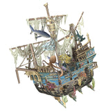 "Sunken Galleon" - 3D Pop Up Greetings Card