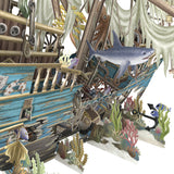 "Sunken Galleon" - 3D Pop Up Greetings Card