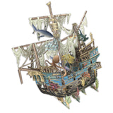 "Sunken Galleon" - 3D Pop Up Greetings Card