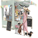 "Coffee Truck" - 3D Pop Up Greetings Card