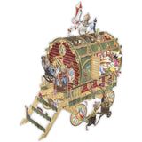 "Mouse Caravan" - 3D Pop Up Greetings Card