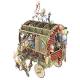 "Mouse Caravan" - 3D Pop Up Greetings Card