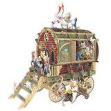 "Mouse Caravan" - 3D Pop Up Greetings Card