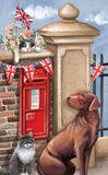 "Dog & Bone" - 3D Pop Up Greetings Card