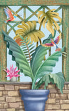 "The Tropical House" - 3D Pop Up Greetings Card