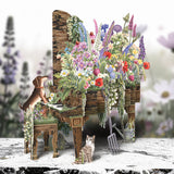 "Abandoned Grand" - 3D Pop Up Greetings Card