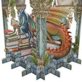 "Book Hoarder" - 3D Pop Up Greetings Card