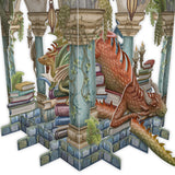 "Book Hoarder" - 3D Pop Up Greetings Card