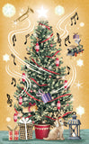 "Santa's Piano" - 3D Pop Up Christmas Card