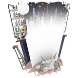 "Champagne" - Top of the World Pop Up Greetings Card