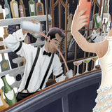 "Champagne" - Top of the World Pop Up Greetings Card