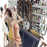 "Champagne" - Top of the World Pop Up Greetings Card