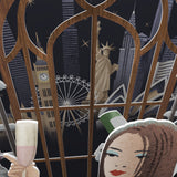 "Champagne" - Top of the World Pop Up Greetings Card