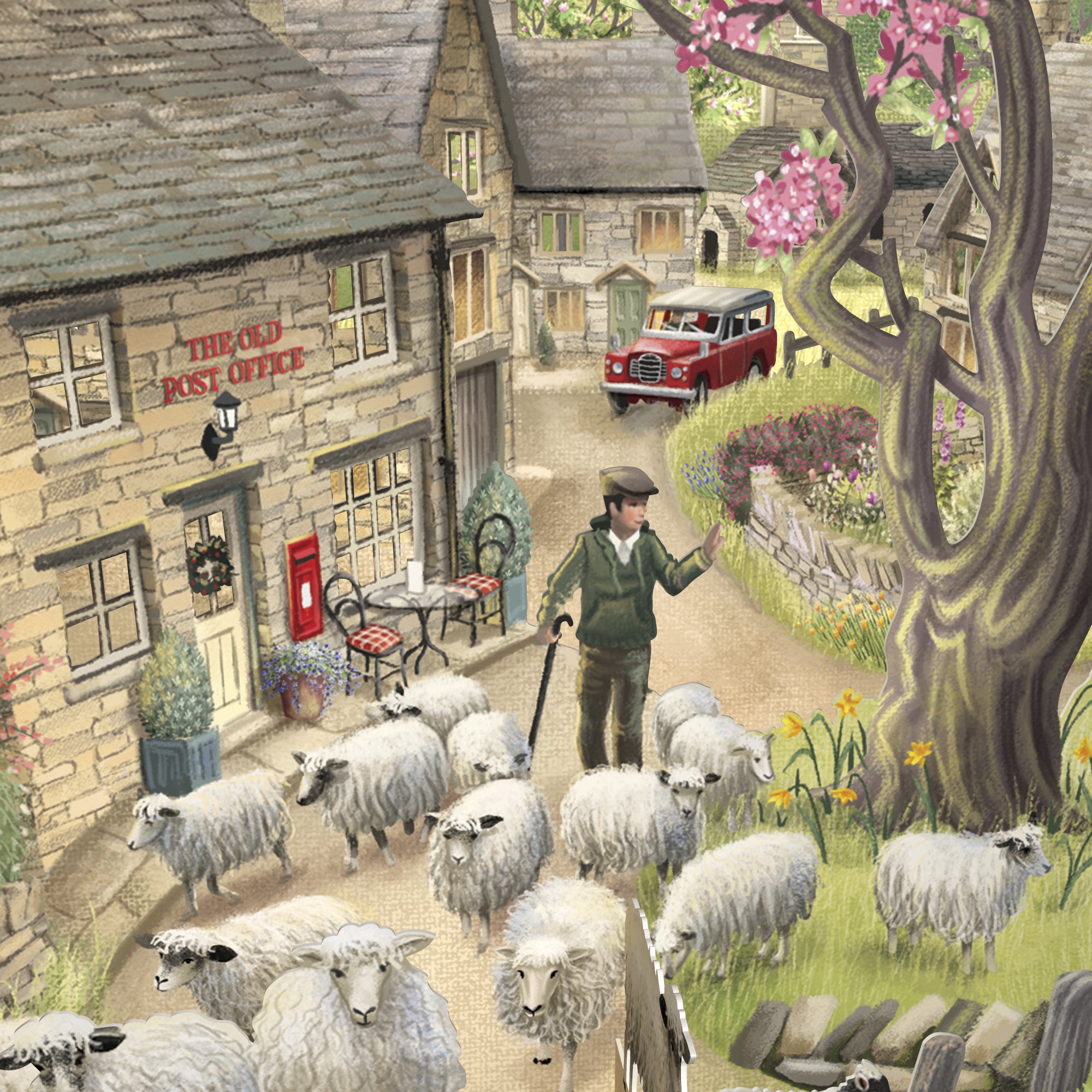 &quot;The Shepherd&quot; - Top of the World Pop Up Greetings Card