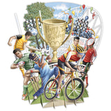 "Sportsmen!" - Top of the World Pop Up Greetings Card