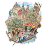 "Dreaming Spires"  Top of the World Pop Up Greetings Card