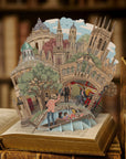 "Dreaming Spires"  Top of the World Pop Up Greetings Card
