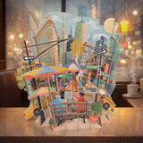 "New York, New York"  Top of the World Pop Up Greetings Card