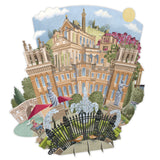 "Blenheim Palace"  Top of the World Pop Up Greetings Card