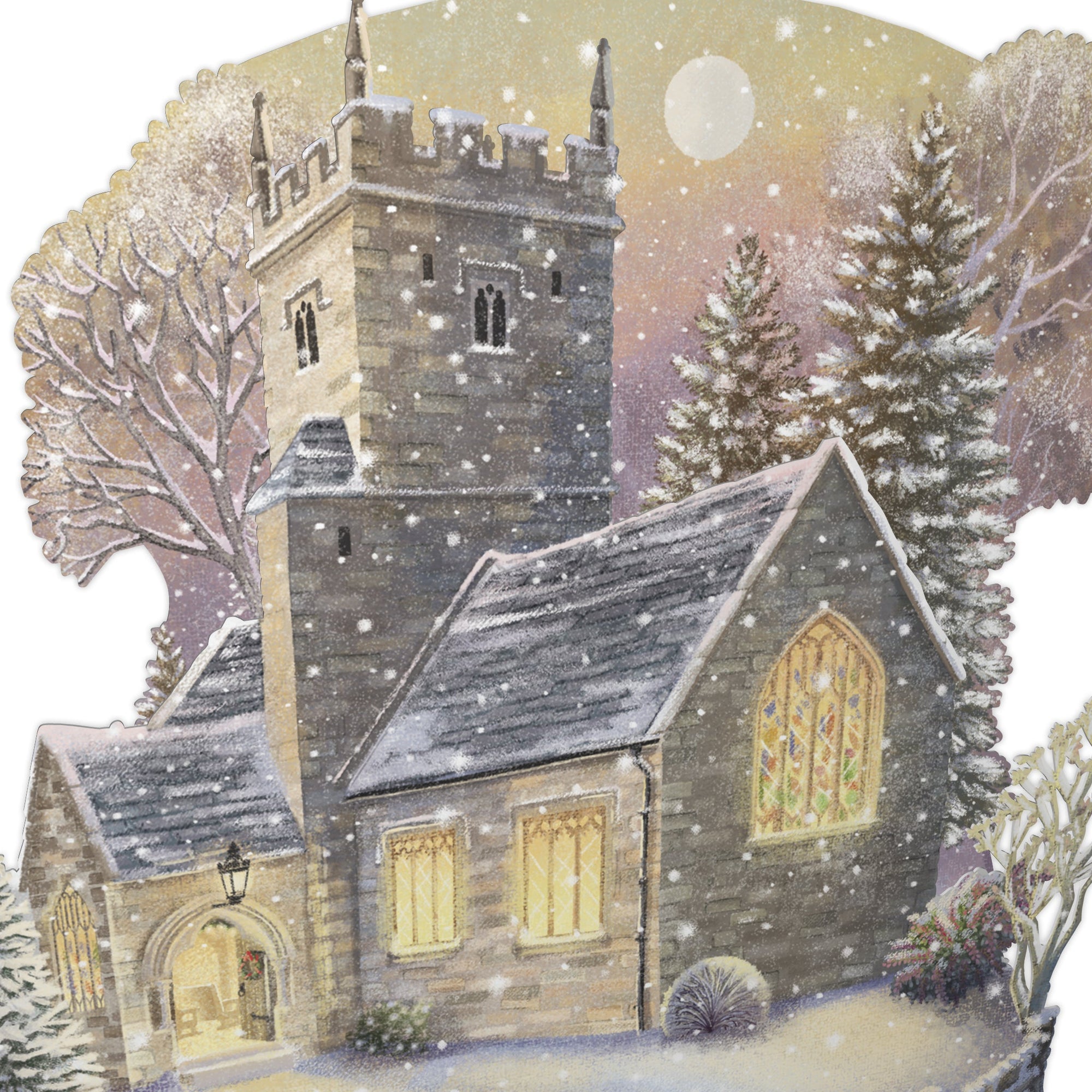 &quot;Christmas Choir&quot; - Top of the World Christmas Card
