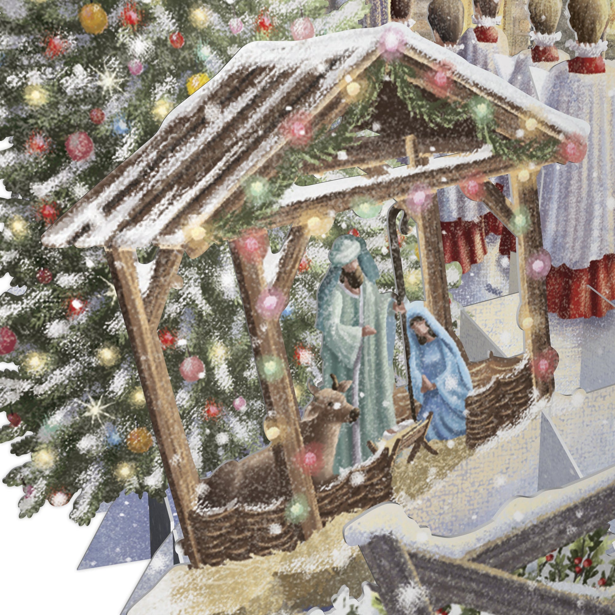 &quot;Christmas Choir&quot; - Top of the World Christmas Card