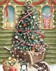 "Christmas Caravan" - 3D Pop Up Christmas Card