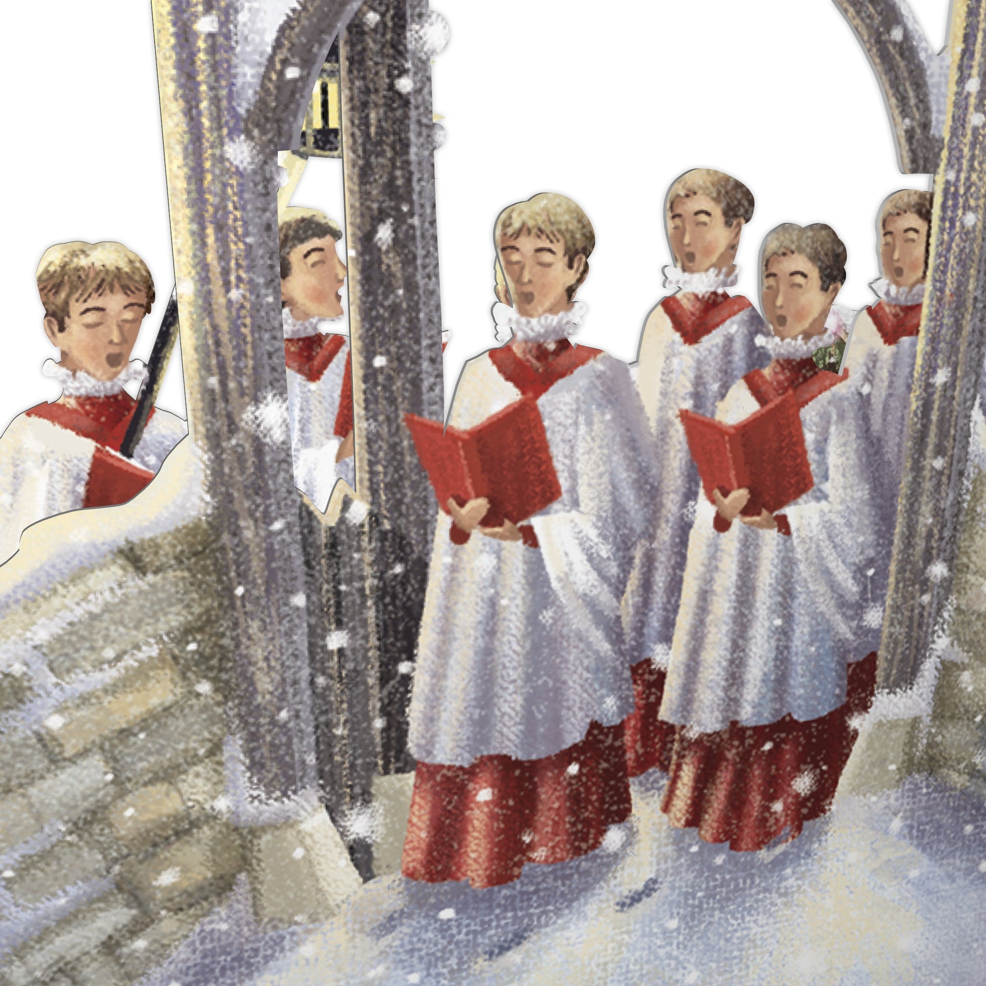 &quot;Christmas Choir&quot; - Top of the World Christmas Card