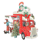 "Christmas Coffee" - 3D Pop Up Christmas Card
