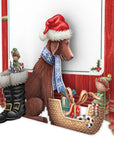 "Santa's Dresser" - 3D Pop Up Christmas Card