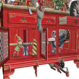 "Santa's Dresser" - 3D Pop Up Christmas Card